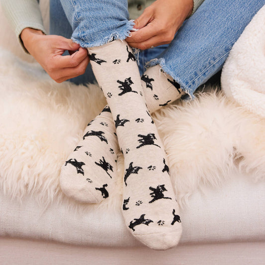 Socks that Save Cats (Beige Cats) Conscious Step