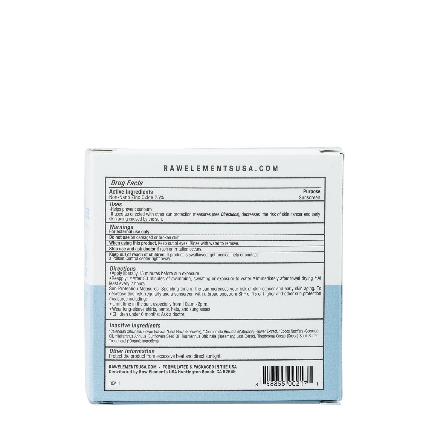 RAW ELEMENTS BABY + KIDS LOTION TIN SPF 30 Raw Elements