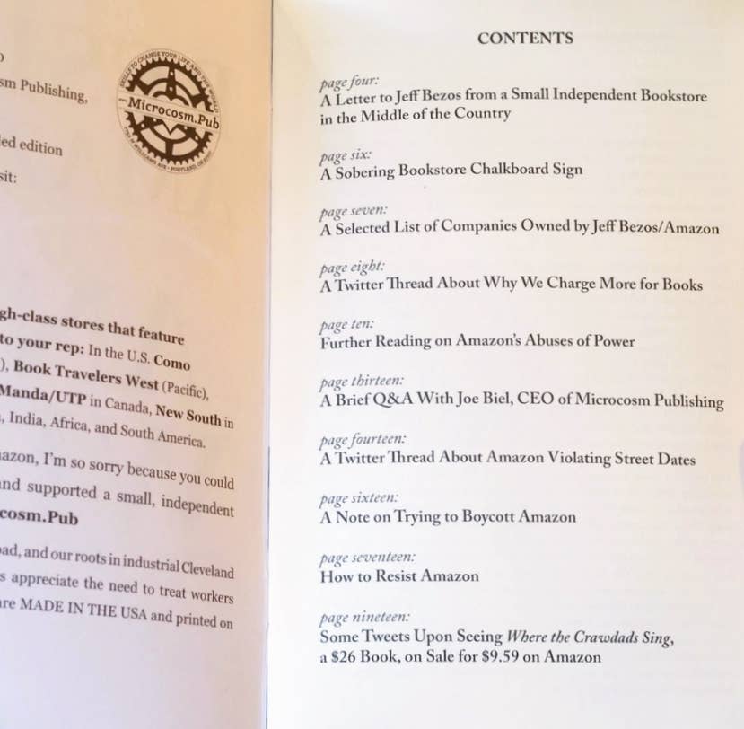 How to Resist Amazon and Why (Zine) Microcosm Publishing & Distribution