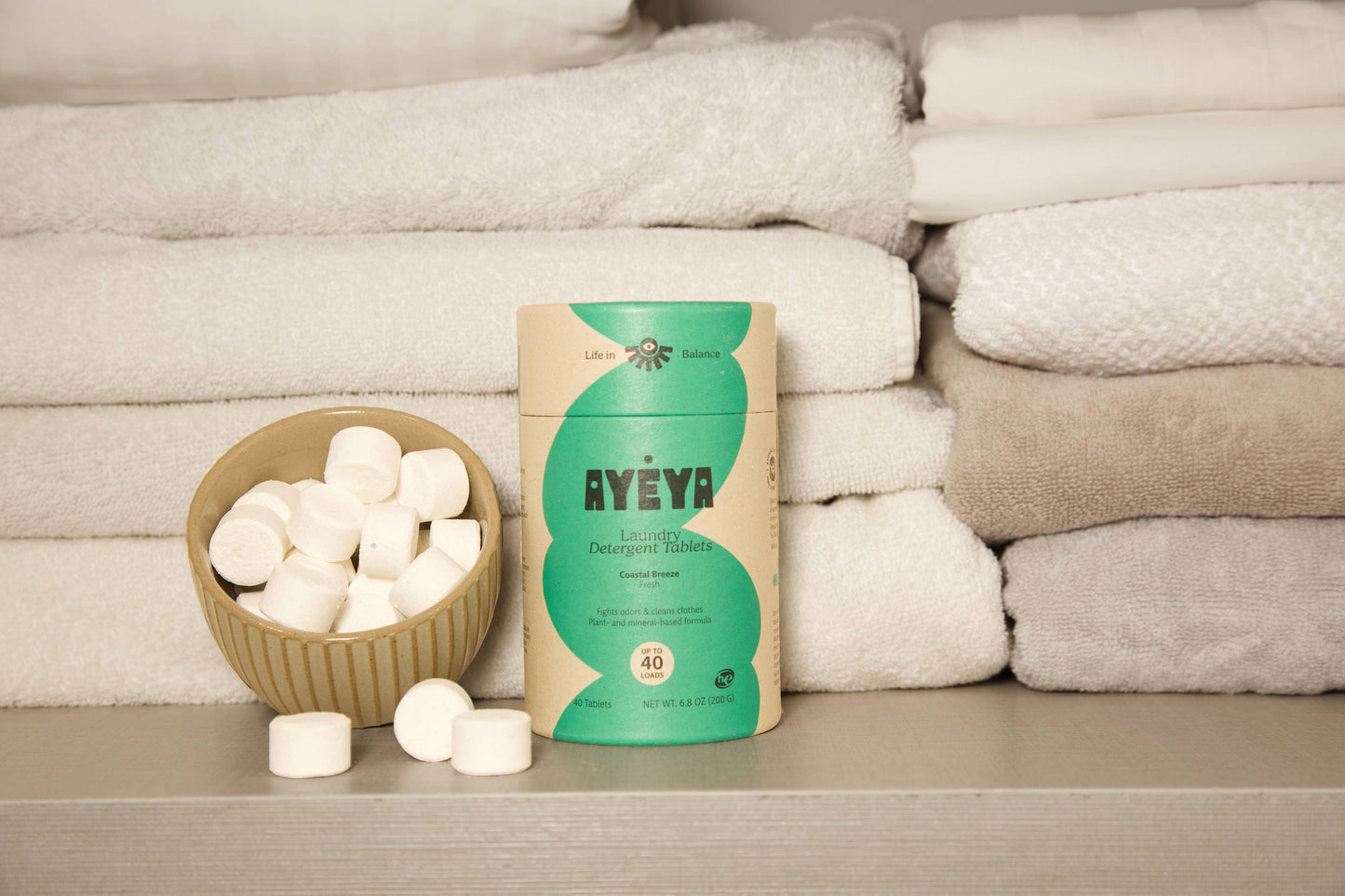 Laundry Tablets Fresh 40ct Ayéya
