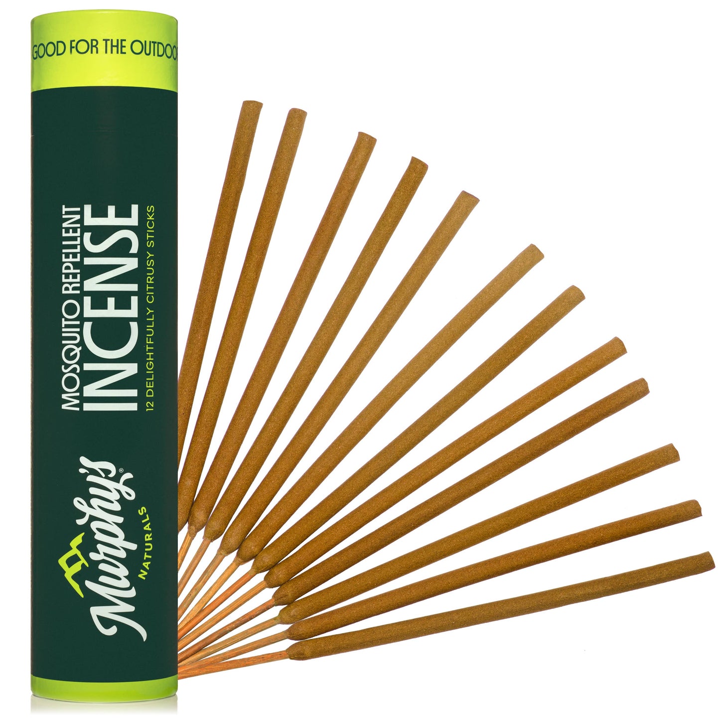 Mosquito Repellent Incense Sticks - Display of 6 Tubes Murphy's Naturals