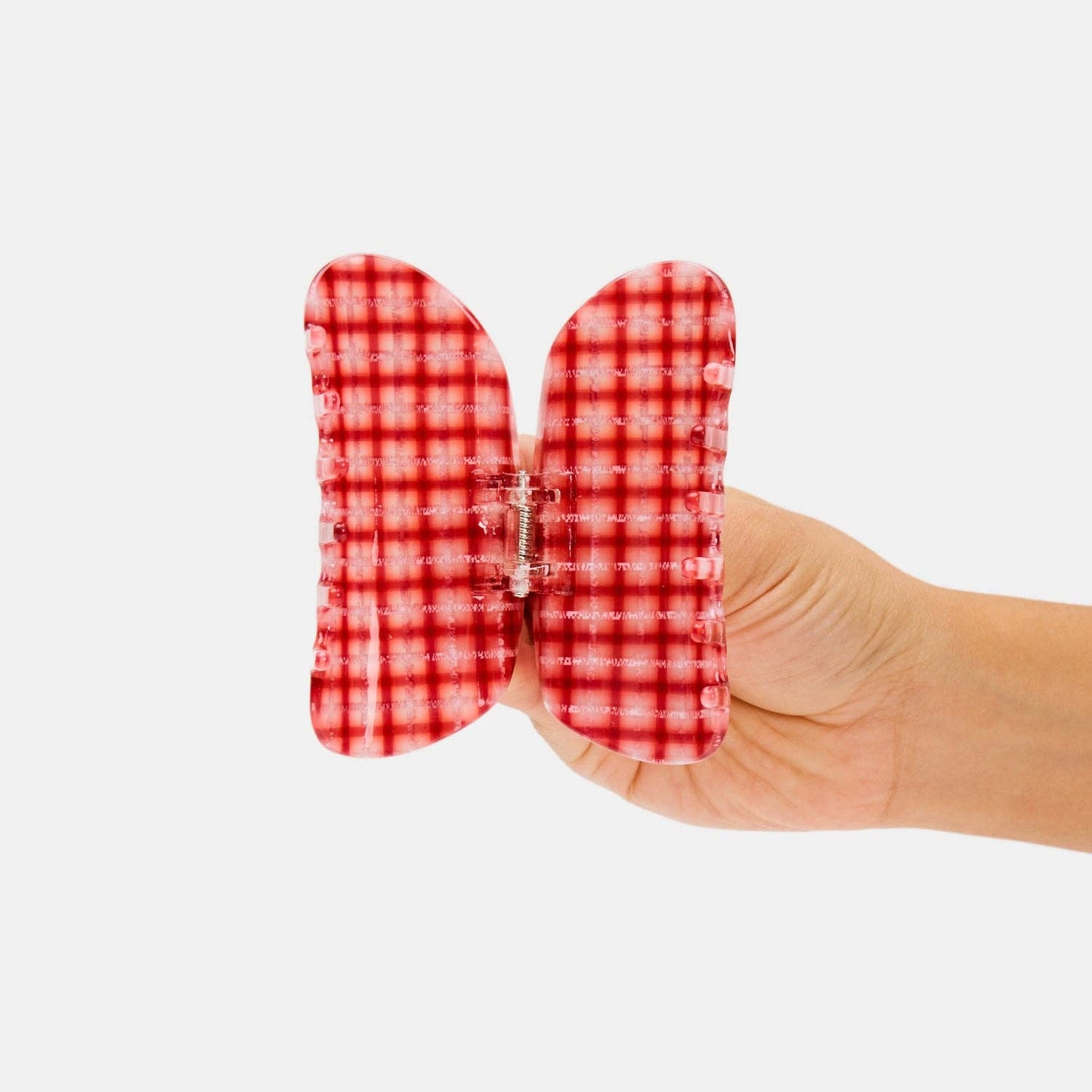 Suki Claw in Red Plaid CHUNKS