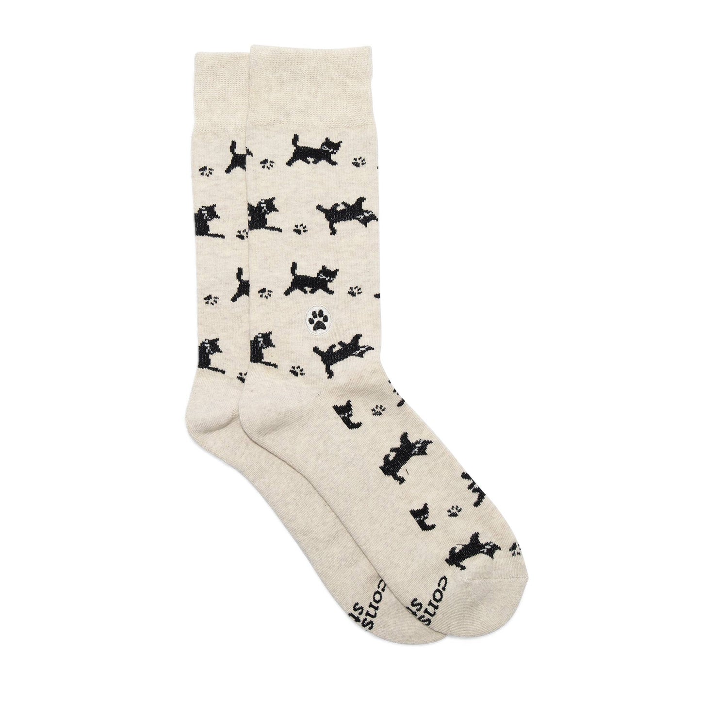 Socks that Save Cats (Beige Cats) Conscious Step