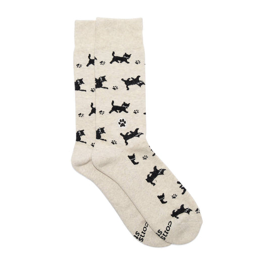 Socks that Save Cats (Beige Cats) Conscious Step
