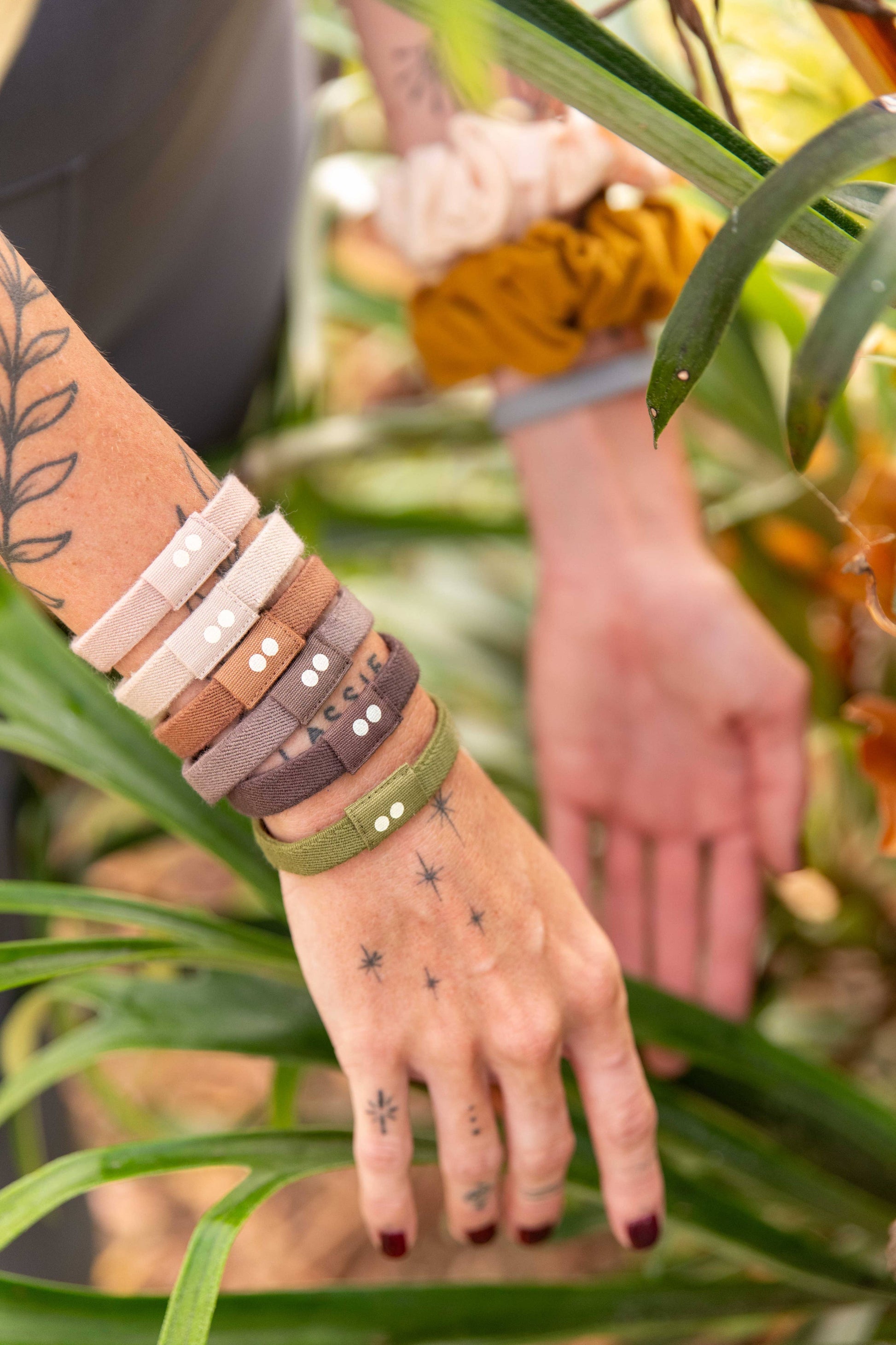 Plastic-free Flat Hair Ties - Earth Tints KOOSHOO