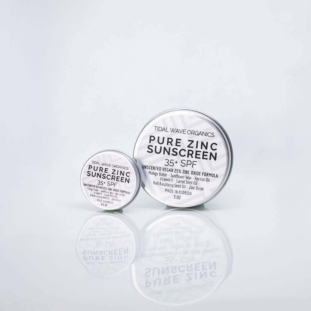 Tidal Wave Organics - Vegan Pure Zinc Mineral Sunscreen Tidal Wave Organics