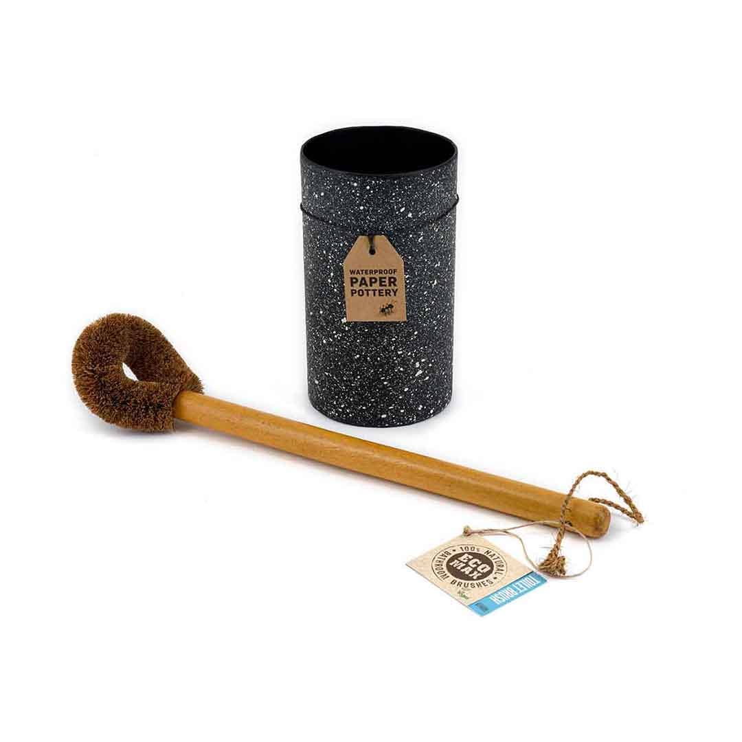 Toilet Brush & Granite Holder - 100% Plastic Free Ethical Global