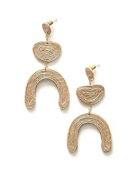 Fair Anita - Jovial Jute Earrings Fair Anita