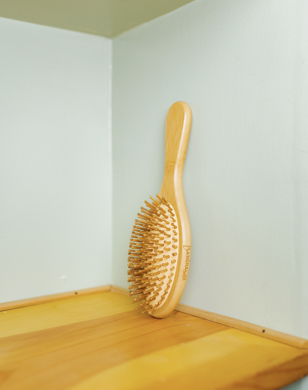 Bamboo Switch - Bamboo Paddle Hairbrush - Round Bamboo Switch
