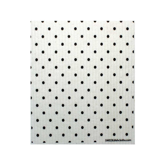 Swedish Dishcloth B&W Small Elipse Spongecloth SWEDEdishcloths
