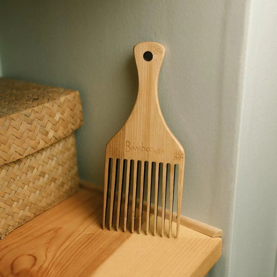 Bamboo Hair Pick Bamboo Switch
