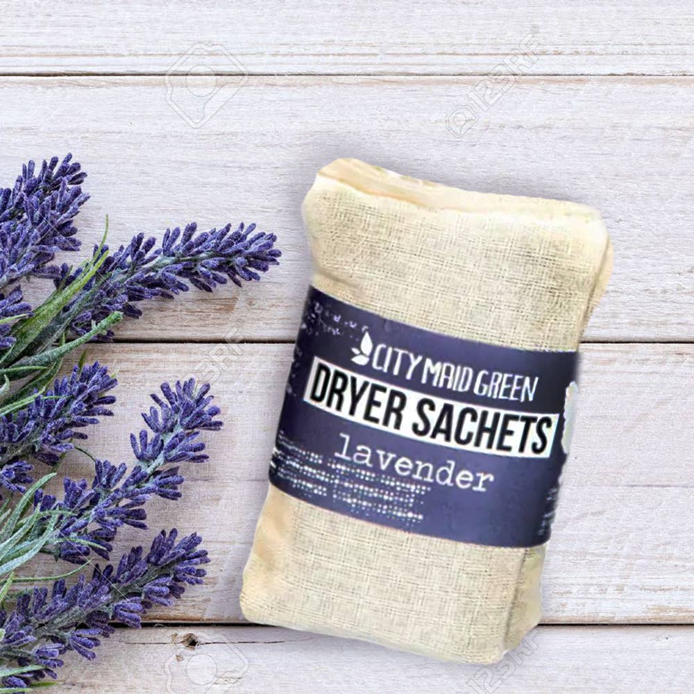 Lavender Buds Dryer Sachet City Maid Green