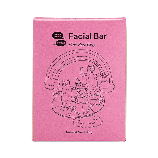 Meow Meow Tweet - Pink Rose Clay Facial Soap Meow Meow Tweet