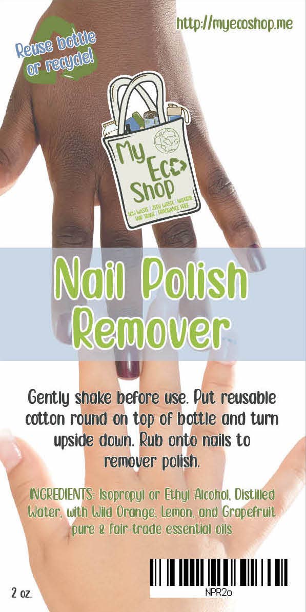 Nail Polish Remover: Glass Bottle My Eco Shop