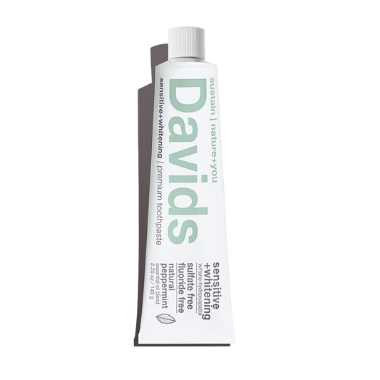 Davids Natural Toothpaste - Davids sensitive+whitening nano-hydroxyapatite premium tooth Davids Natural Toothpaste