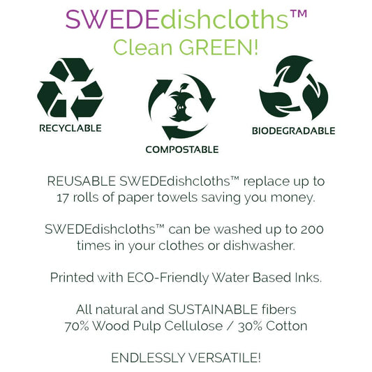 SWEDEdishcloths - Swedish Dishcloth Camper and Campfire SWEDEdishcloths