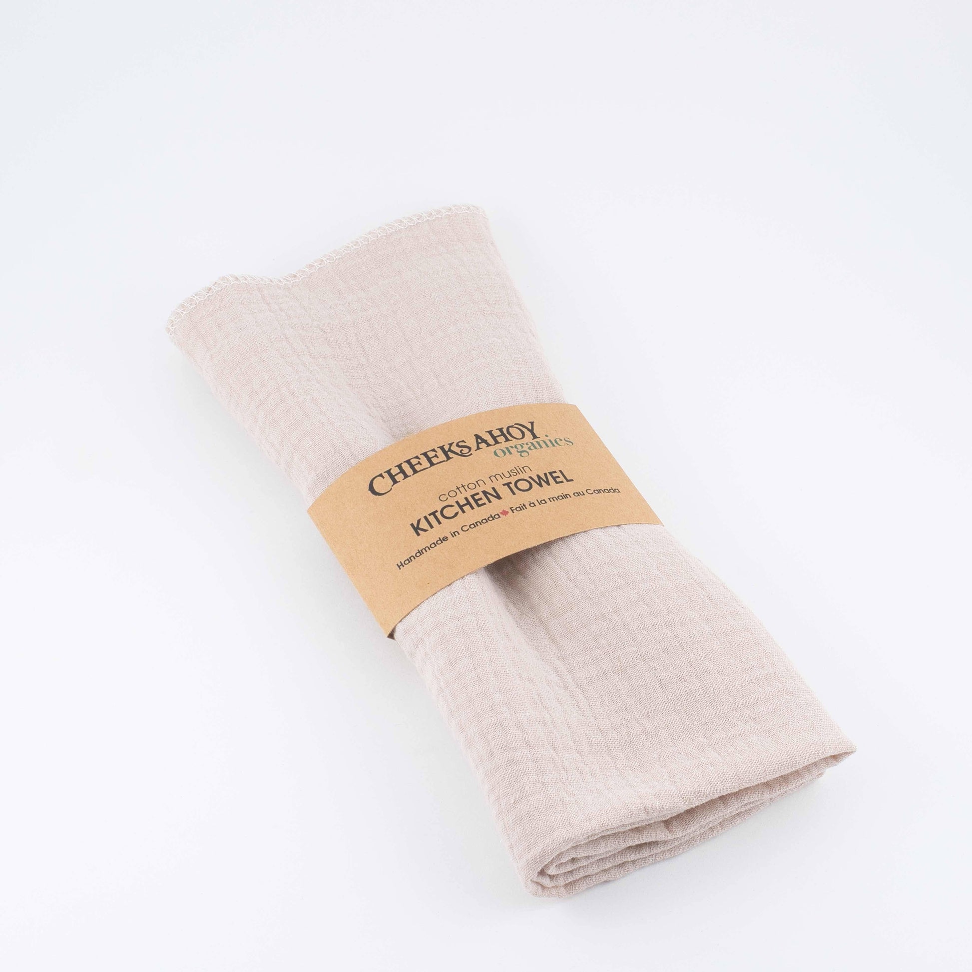 Kitchen Towel - Organic Muslin Cheeks Ahoy