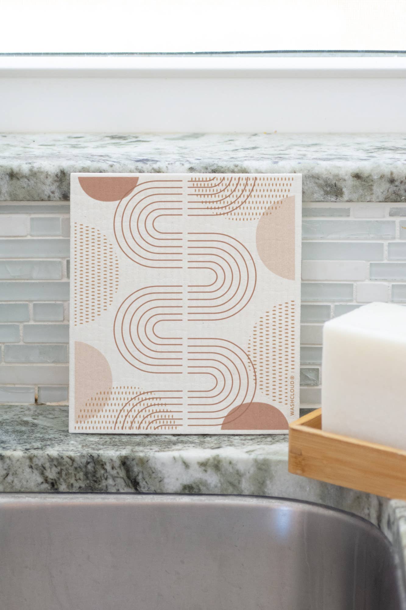 WASHCLOUD® MODERN TRACKS™ Swedish Dish Cloth - No Tox Life No Tox Life