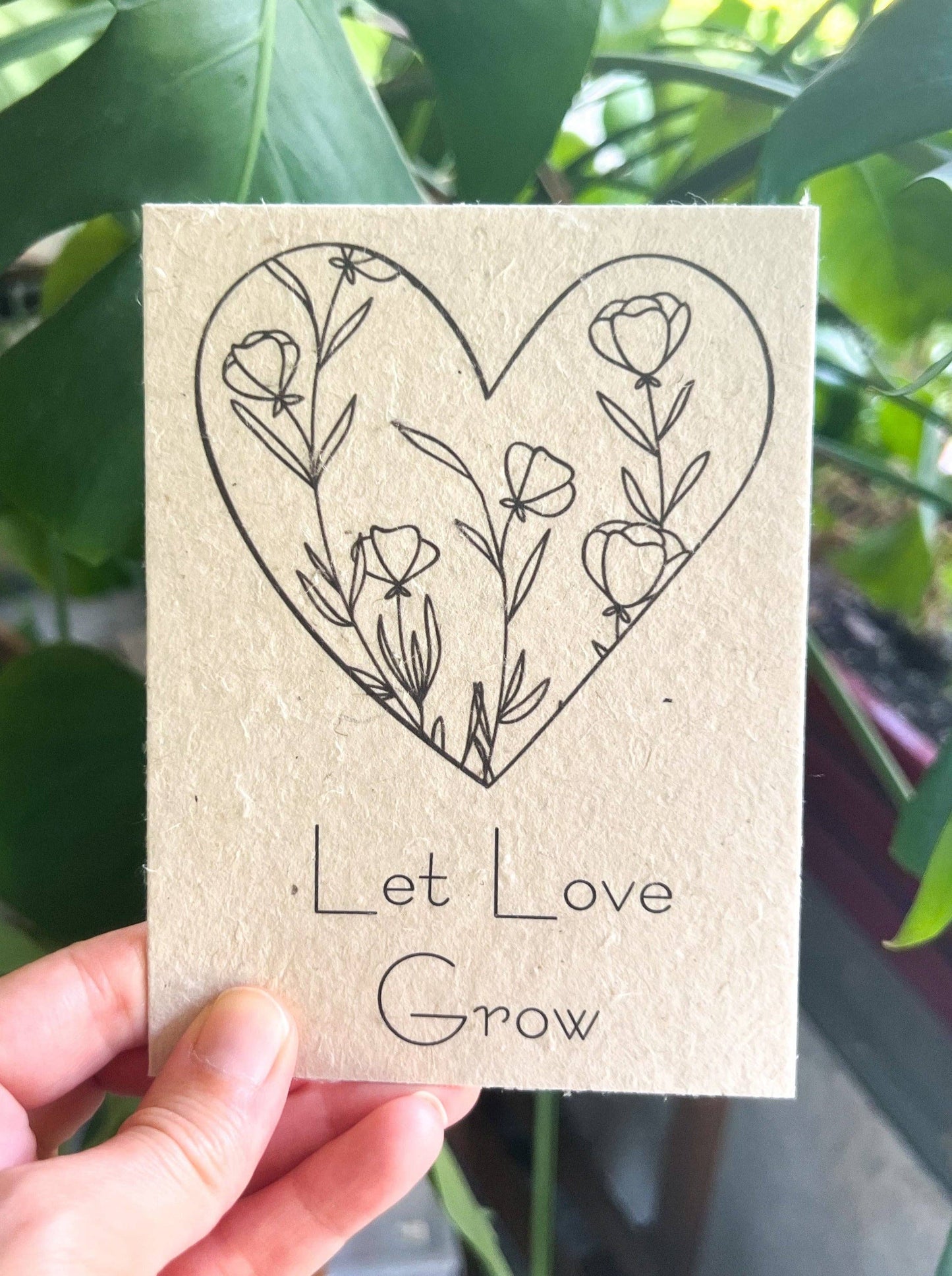 Marissa Kay Apothecary - Plantable Seed Card || Zero Waste || Supports Women MVW64 Marissa Kay Apothecary