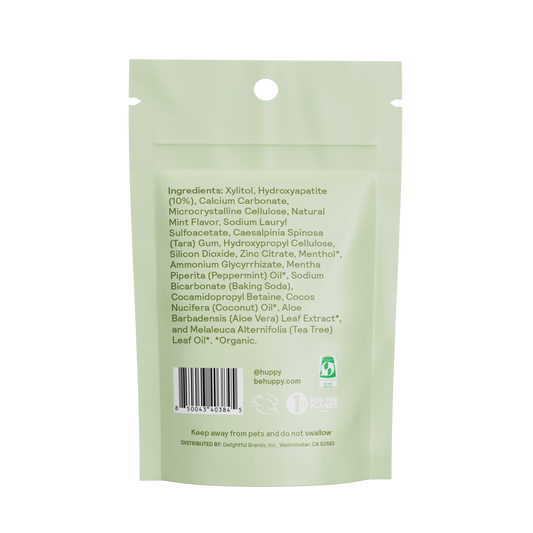 Fluoride-Free Toothpaste Tablets | Peppermint | 8 ct Sample
