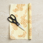 Bees Wrap Reusable Beeswax Food Wrap Roll - Honeycomb Print