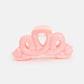 Large Heart Loop Claw in Pink