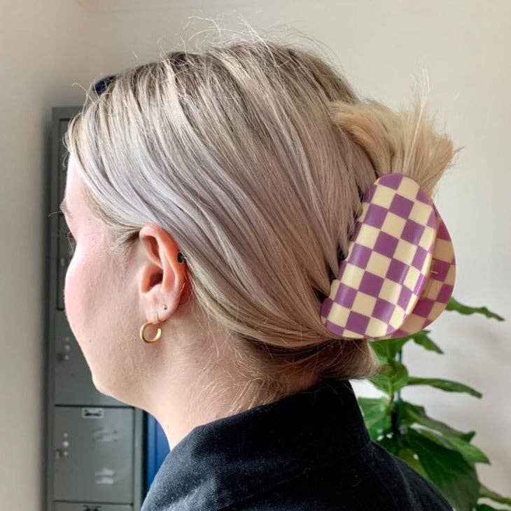 Checker Claw in Lavender CHUNKS