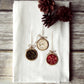 SewMuchMoreStore - Winter Hanging Ornament TeaTowel Embroidered Holiday Kitchen: HANGING HOOK SewMuchMoreStore