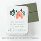 With Love + Peace | Farm Christmas Greeting Card Paper Baristas