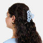 Small Star Loop Claw in Baby Blue