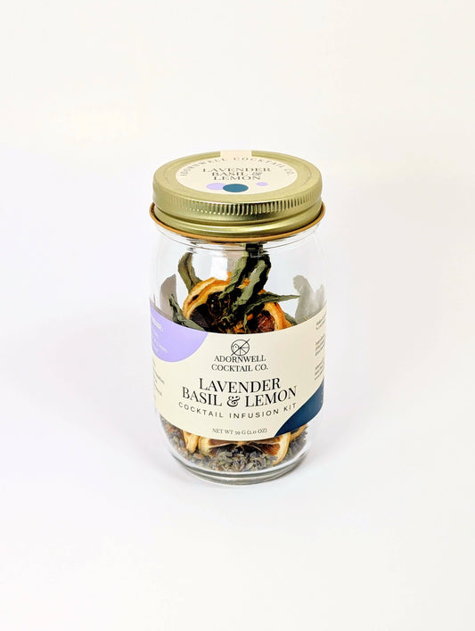 Lavender Basil & Lemon Cocktail Infusion Kit