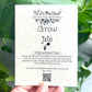 Marissa Kay Apothecary - Plantable Seed Card || Zero Waste || Supports Women MVW55 Marissa Kay Apothecary