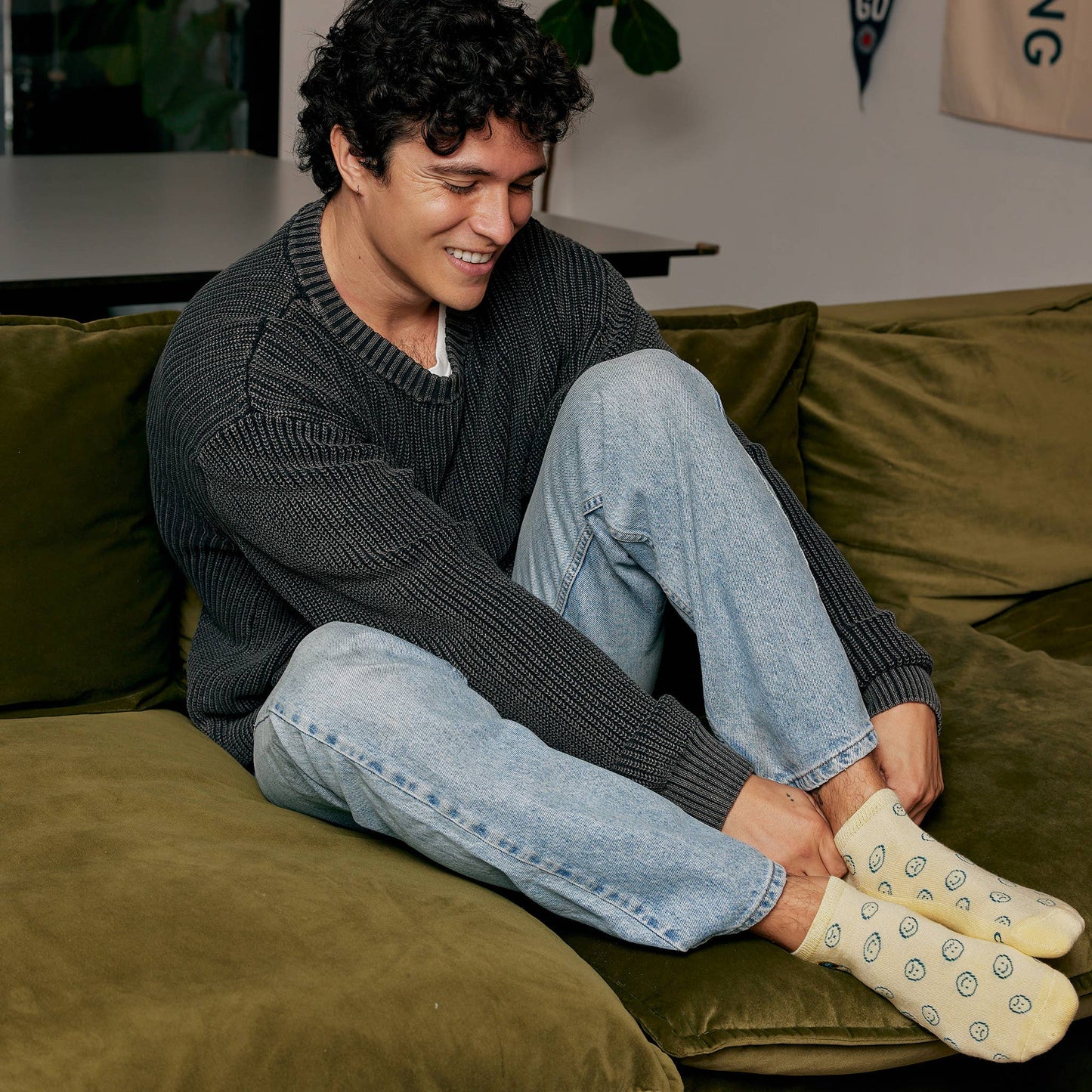 Ankle Socks that Support Mental Health | Smiley Faces
