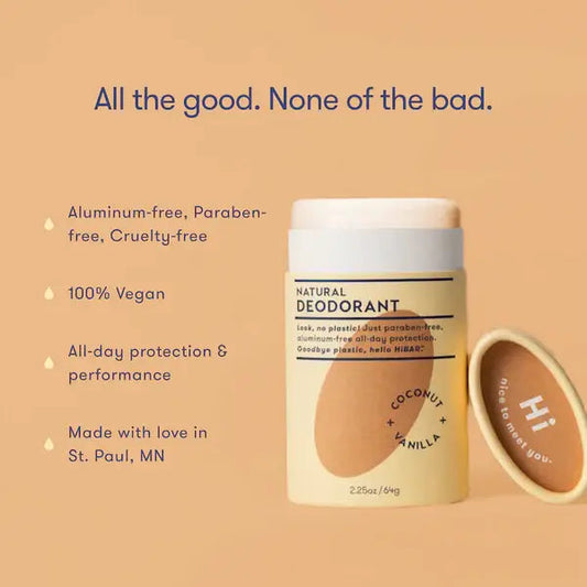 HiBAR Deodorant  Coconut + Vanilla HiBAR