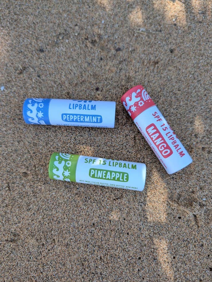 Pineapple SPF lip balm - Zero Waste - Bee's Wax Hawaii Koloa Farms