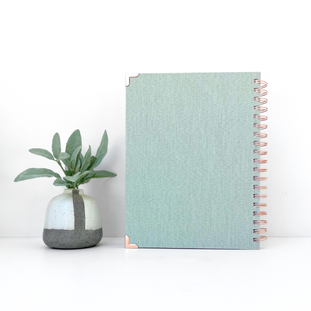 2025 Planner | Sage Green Monthly Weekly Sustainable Planner Paper Baristas