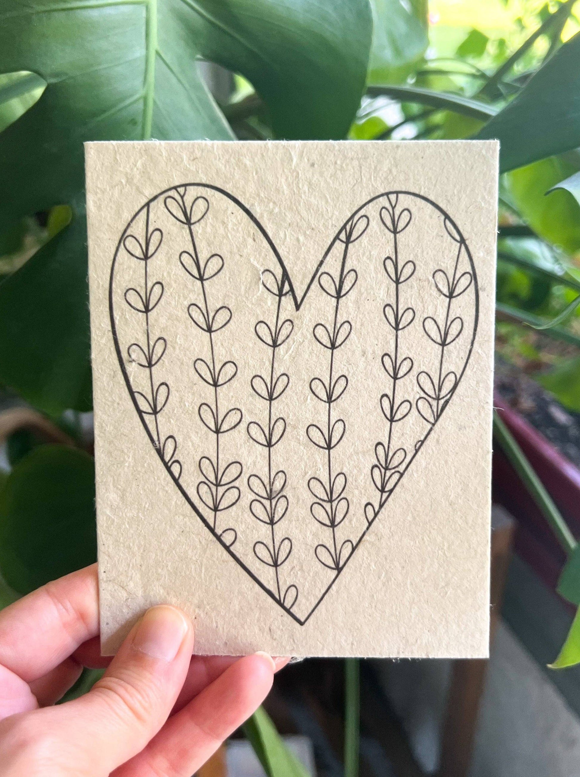 Marissa Kay Apothecary - Plantable Seed Card || Zero Waste || Supports Women MVW63 Marissa Kay Apothecary