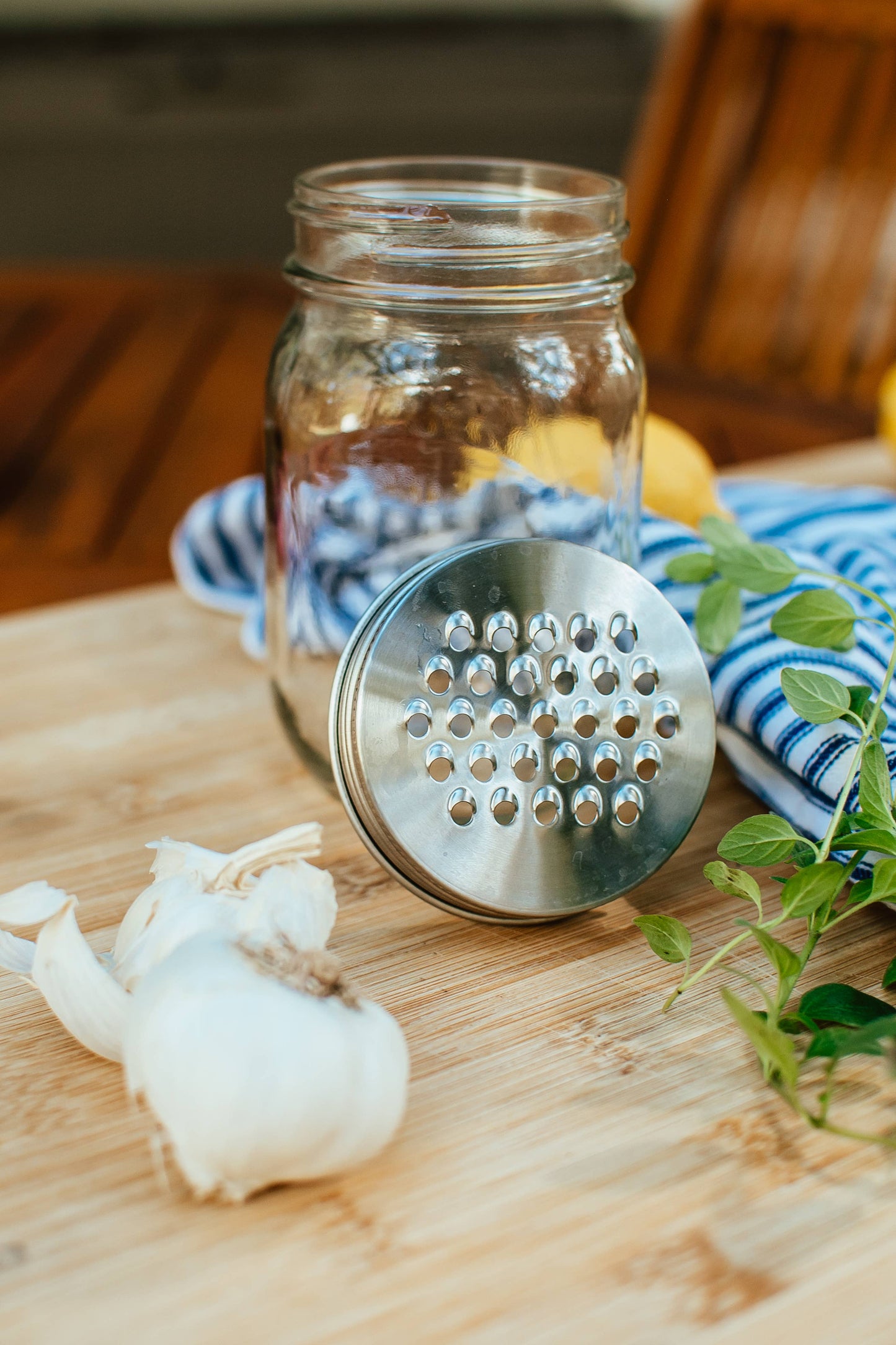 Mason Jar Grater Lid Zefiro