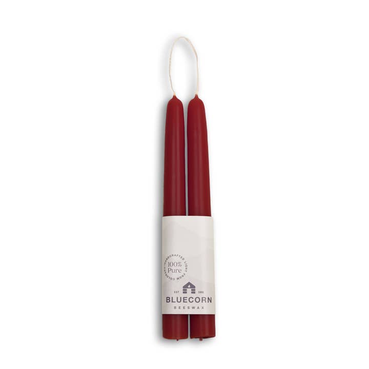 Premium Handcrafted Beeswax Tapers Bluecorn Candles