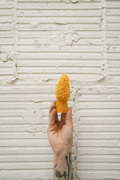 Morel - Pure Beeswax Candle