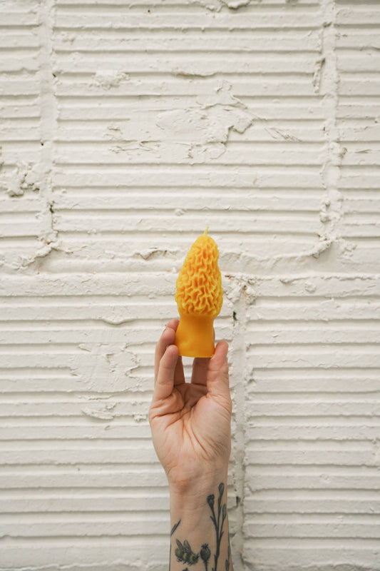Morel - Pure Beeswax Candle