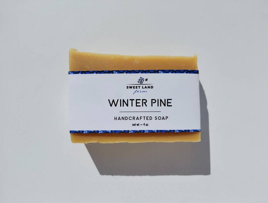 Handmade Goat Milk Soap - Winter Pine Scented