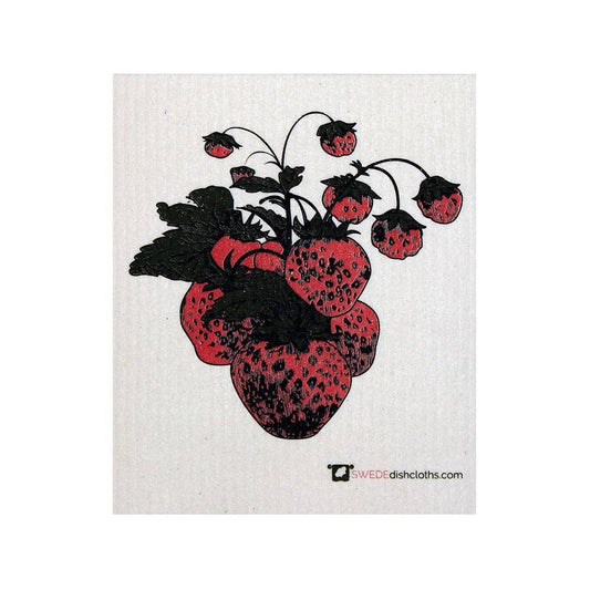 Swedish Dishcloth Antique Strawberries SWEDEdishcloths