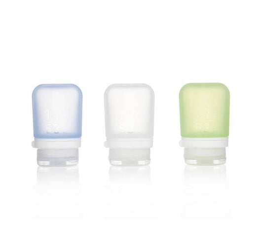 GoToob+ 3-Pack Refillable Silicone Travel Bottles humangear