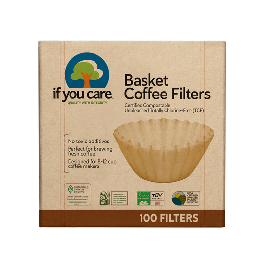 If You Care - Unbleached 8" Basket Filters If You Care