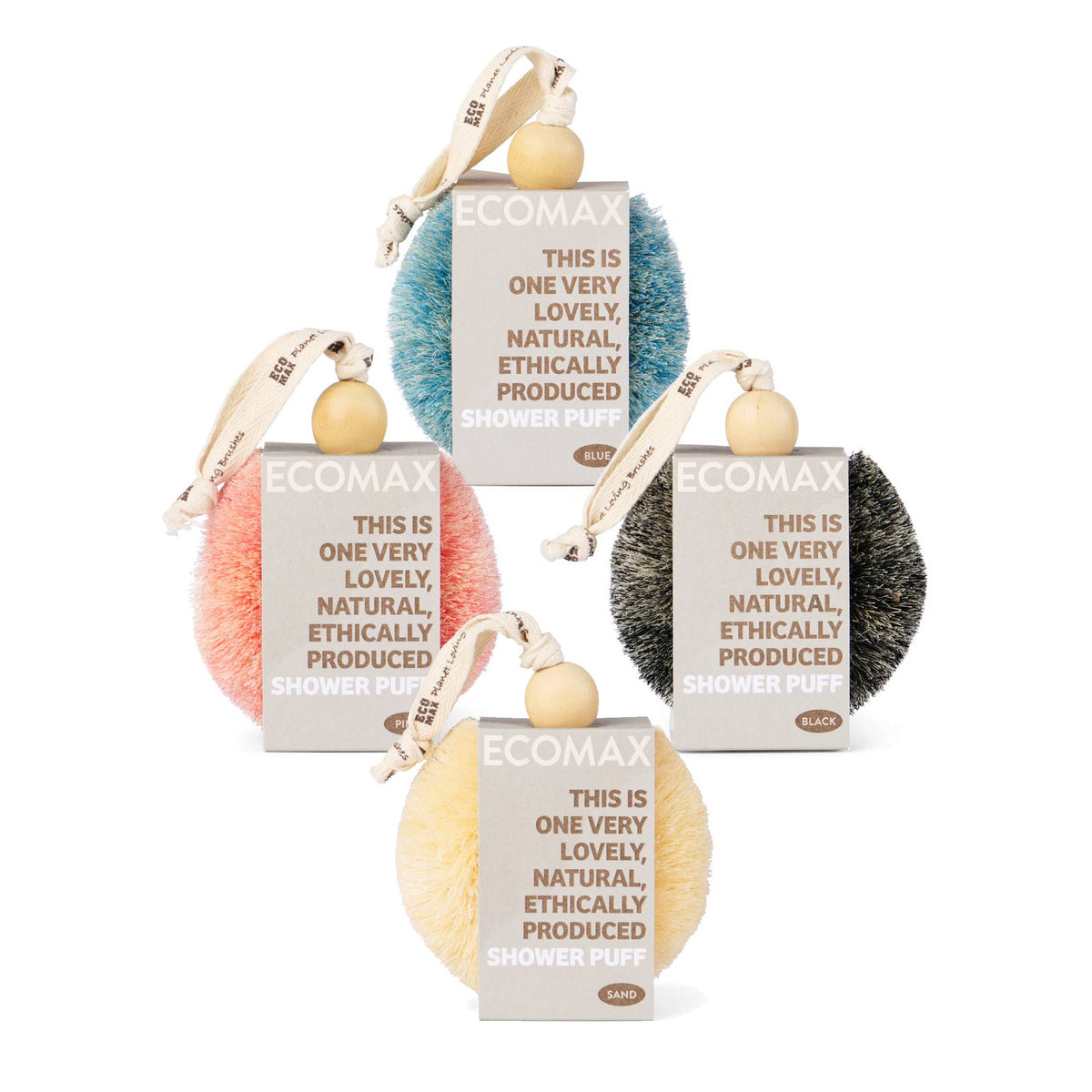 Spa Shower Puff Body Brushes - Handmade - All Natural