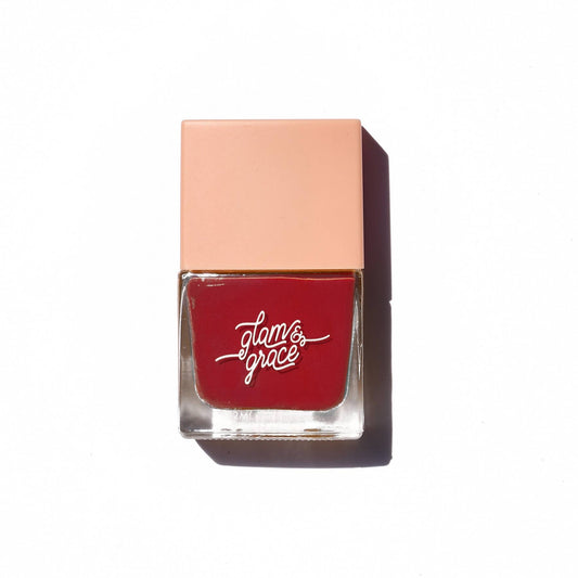 Glam & Grace - Non-Toxic Nail Polish - Crimson Glam & Grace