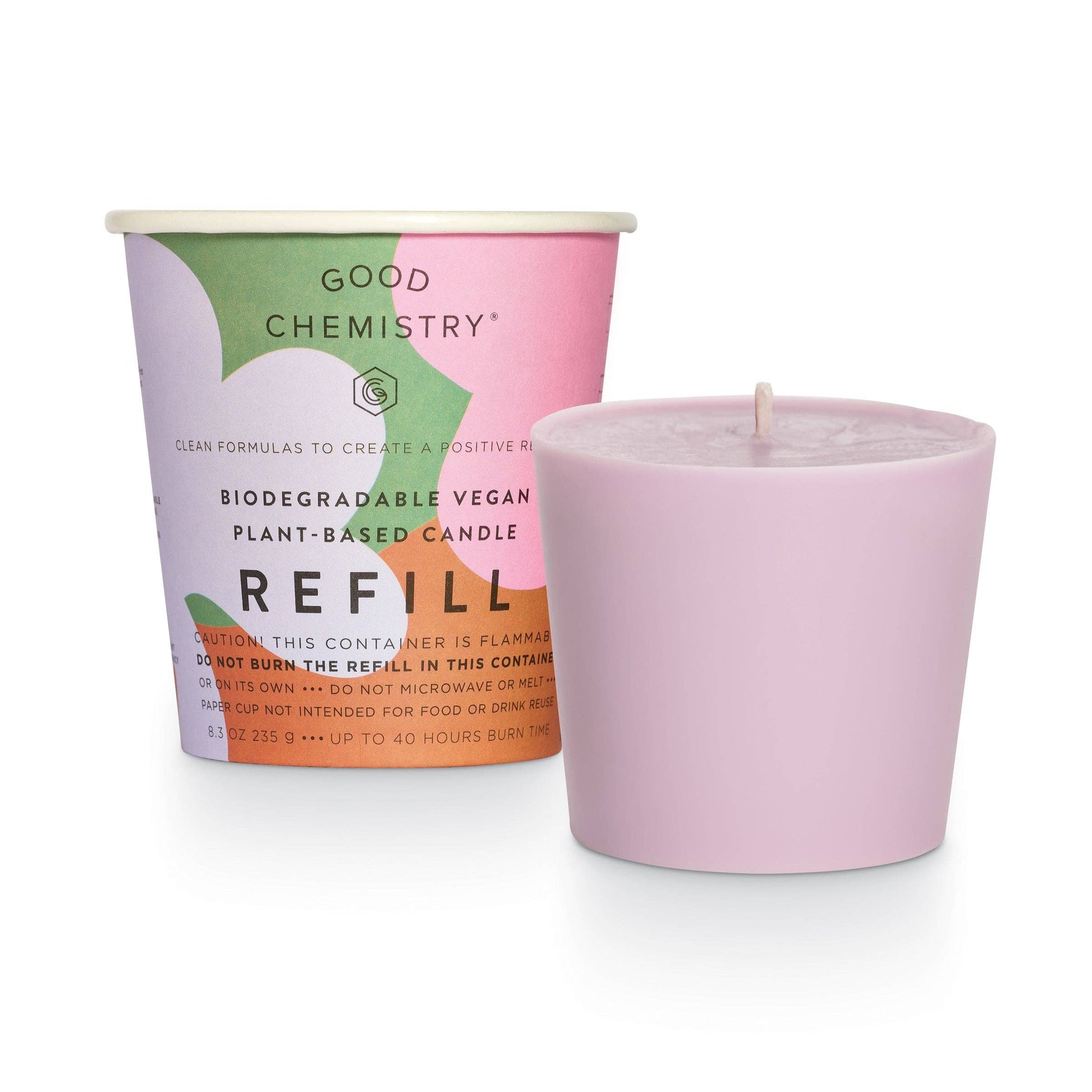 Lavender + Ooh La La Biodegradable Candle Refill Good Chemistry