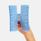 Jumbo Box Claw in Blue Lattice CHUNKS