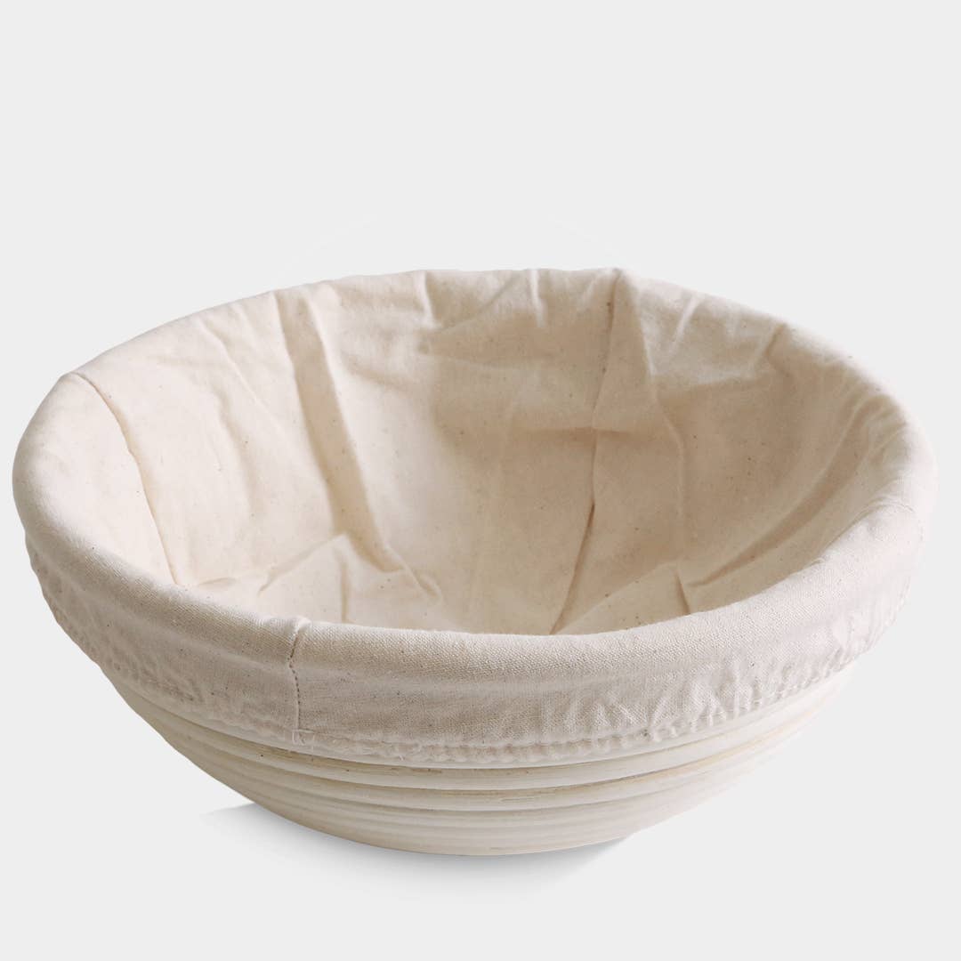 Round Rattan Bread Proofing Basket and Liner Breadtopia